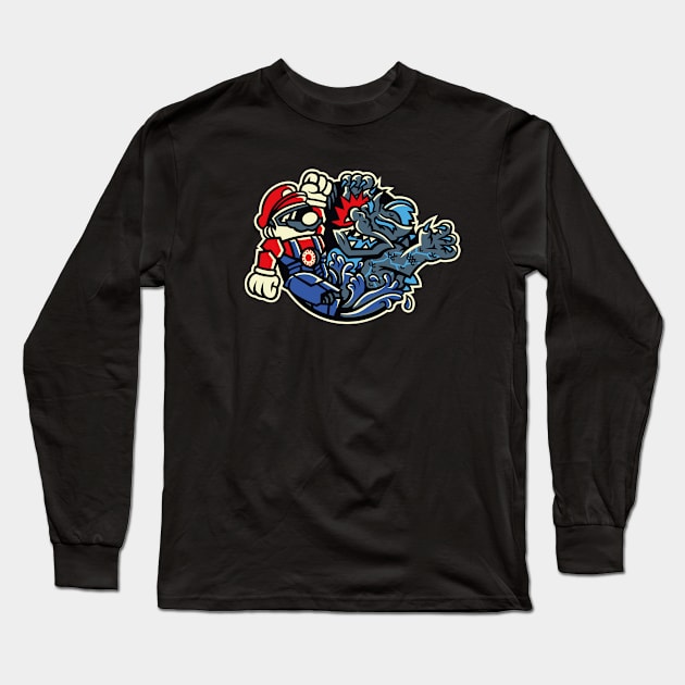 Epic Battle Long Sleeve T-Shirt by WanderingBert